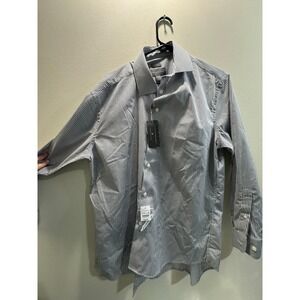 WILKE-RODRIGUEZ - BUTTON DOWN - BLUE/WHITE STRIPES - SIZE (16 1/2 - 32/33)